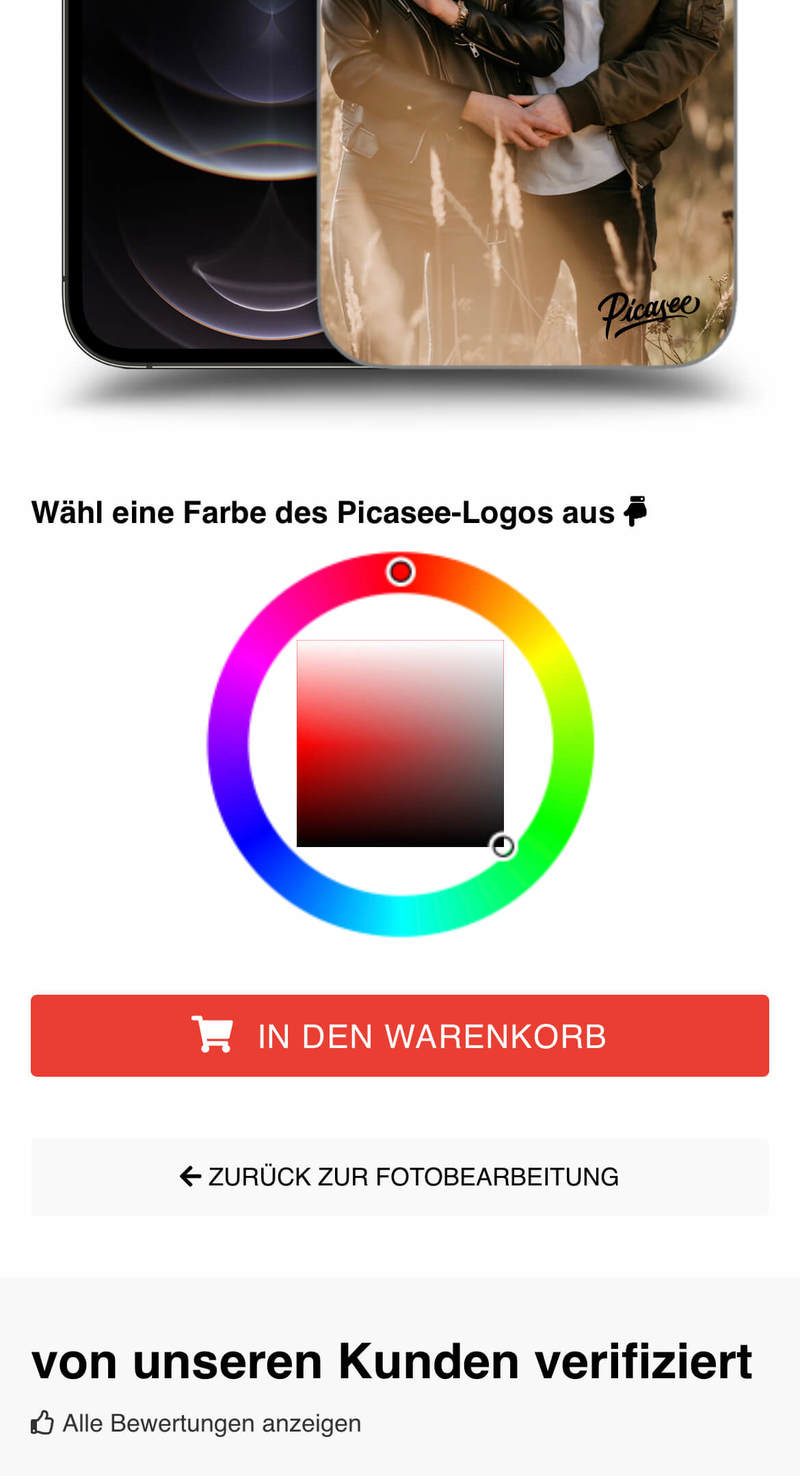 Wählen Sie die Farbe des Logos