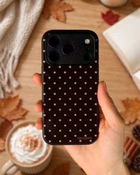 Picasee ULTIMATE CASE PowerShare für Xiaomi 17 - Vanilla Dots & Chocolate