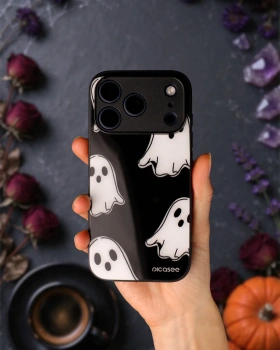 Picasee ULTIMATE CASE MagSafe für Apple iPhone 17 Pro - Black ghosts
