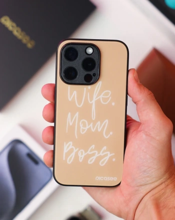 Picasee ULTIMATE CASE MagSafe für Apple iPhone 12 - Boss Mama