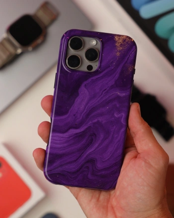 Picasee Fashion Case MagSafe für Apple iPhone 12 Pro - Purple