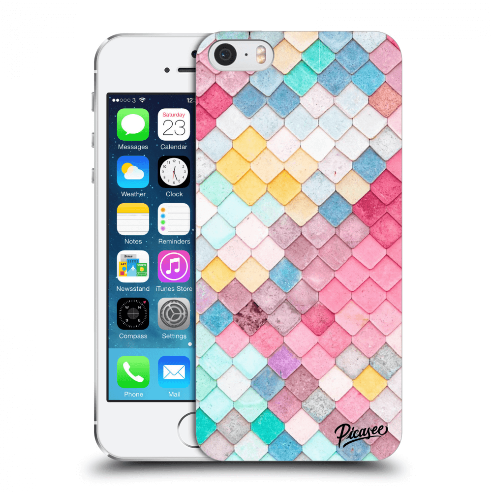 Picasee ULTIMATE CASE für Apple iPhone 5/5S/SE - Colorful roof