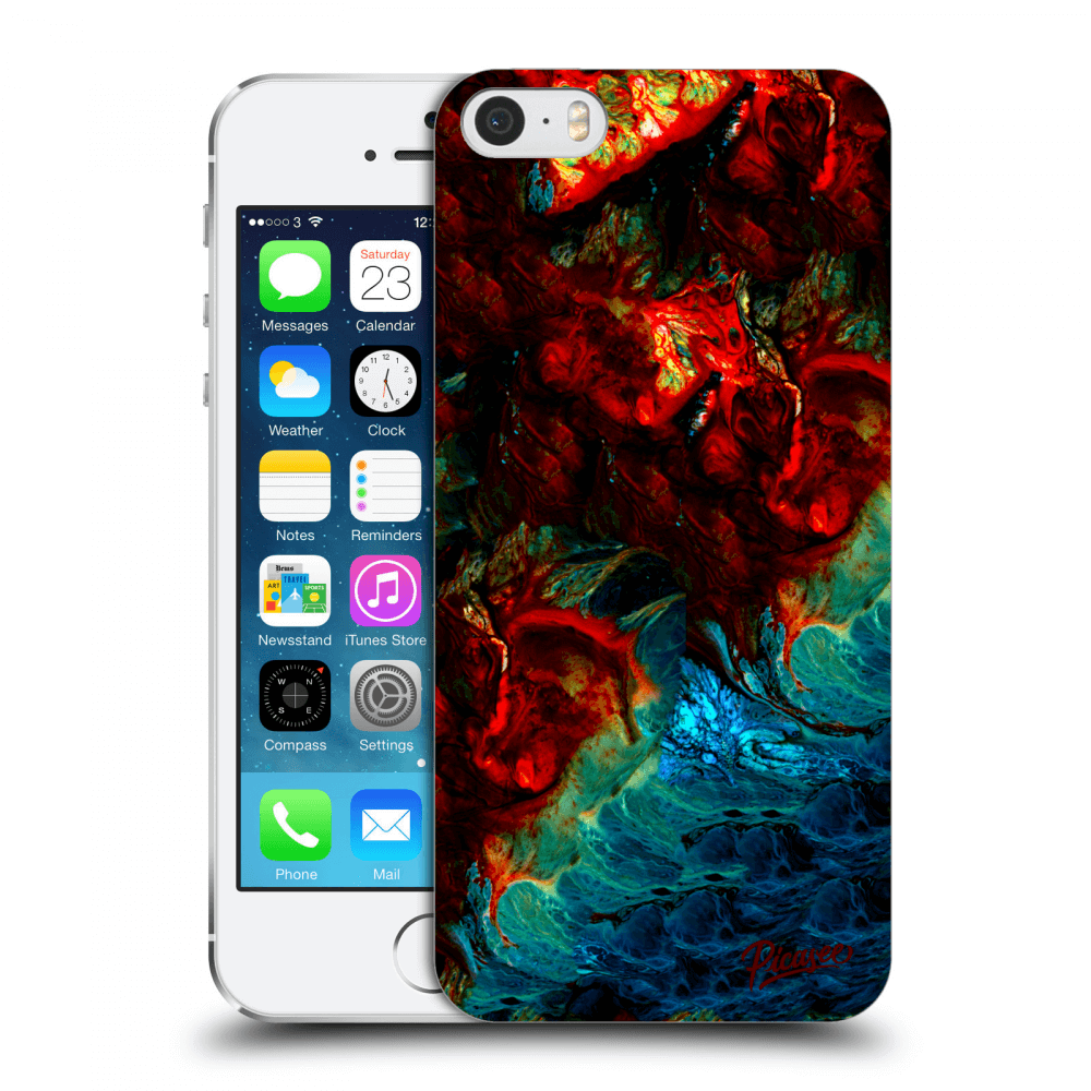 Picasee Apple iPhone 5/5S/SE Hülle - Transparentes Silikon - Universe