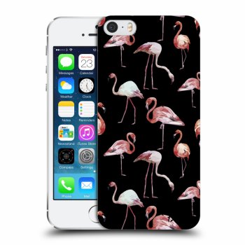 Hülle für Apple iPhone 5/5S/SE - Flamingos
