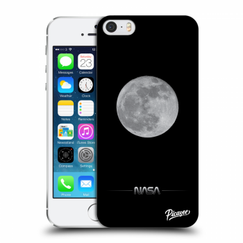 Picasee Apple iPhone 5/5S/SE Hülle - Transparentes Silikon - Moon Minimal
