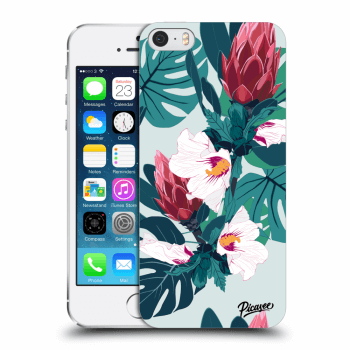 Hülle für Apple iPhone 5/5S/SE - Rhododendron