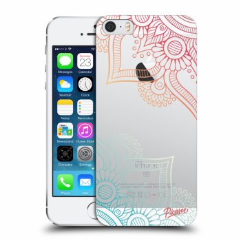 Picasee Apple iPhone 5/5S/SE Hülle - Transparenter Kunststoff - Flowers pattern