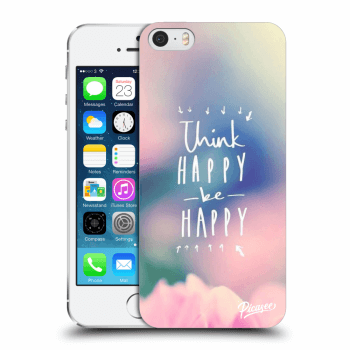 Hülle für Apple iPhone 5/5S/SE - Think happy be happy