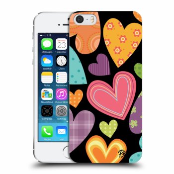 Picasee ULTIMATE CASE für Apple iPhone 5/5S/SE - Colored heart