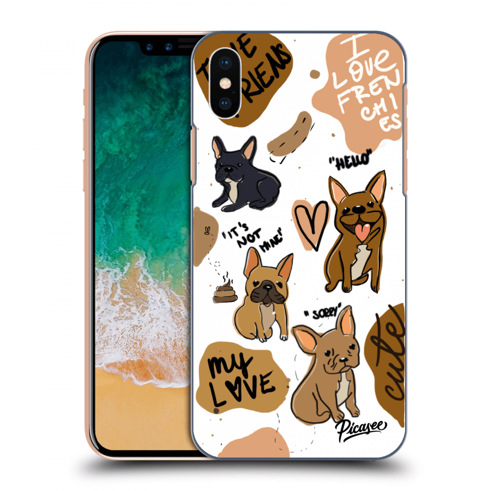 Picasee ULTIMATE CASE für Apple iPhone X/XS - Frenchies
