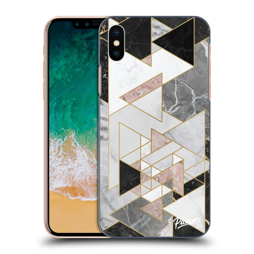 Picasee ULTIMATE CASE für Apple iPhone X/XS - Light geometry