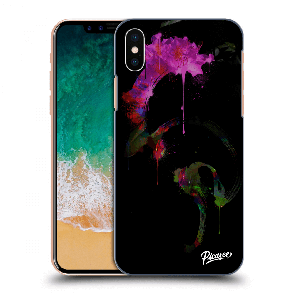 Picasee ULTIMATE CASE für Apple iPhone X/XS - Peony black