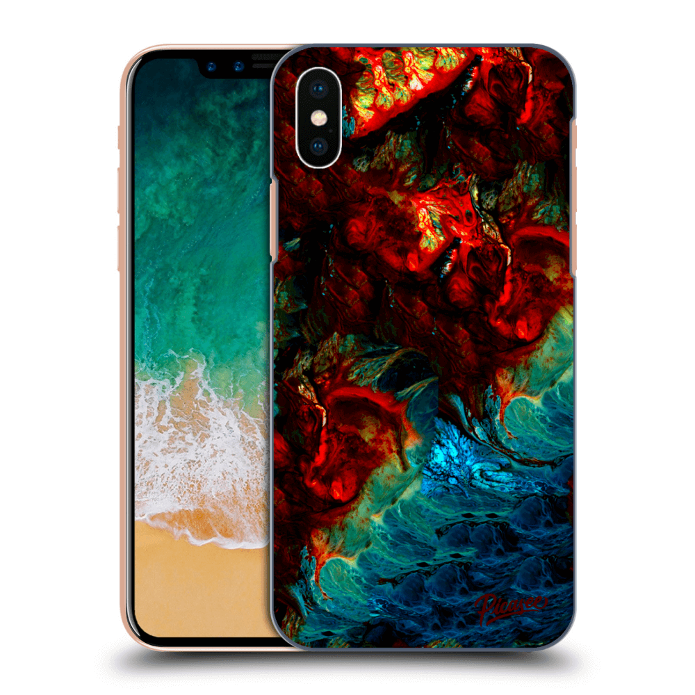 Picasee Apple iPhone X/XS Hülle - Transparentes Silikon - Universe
