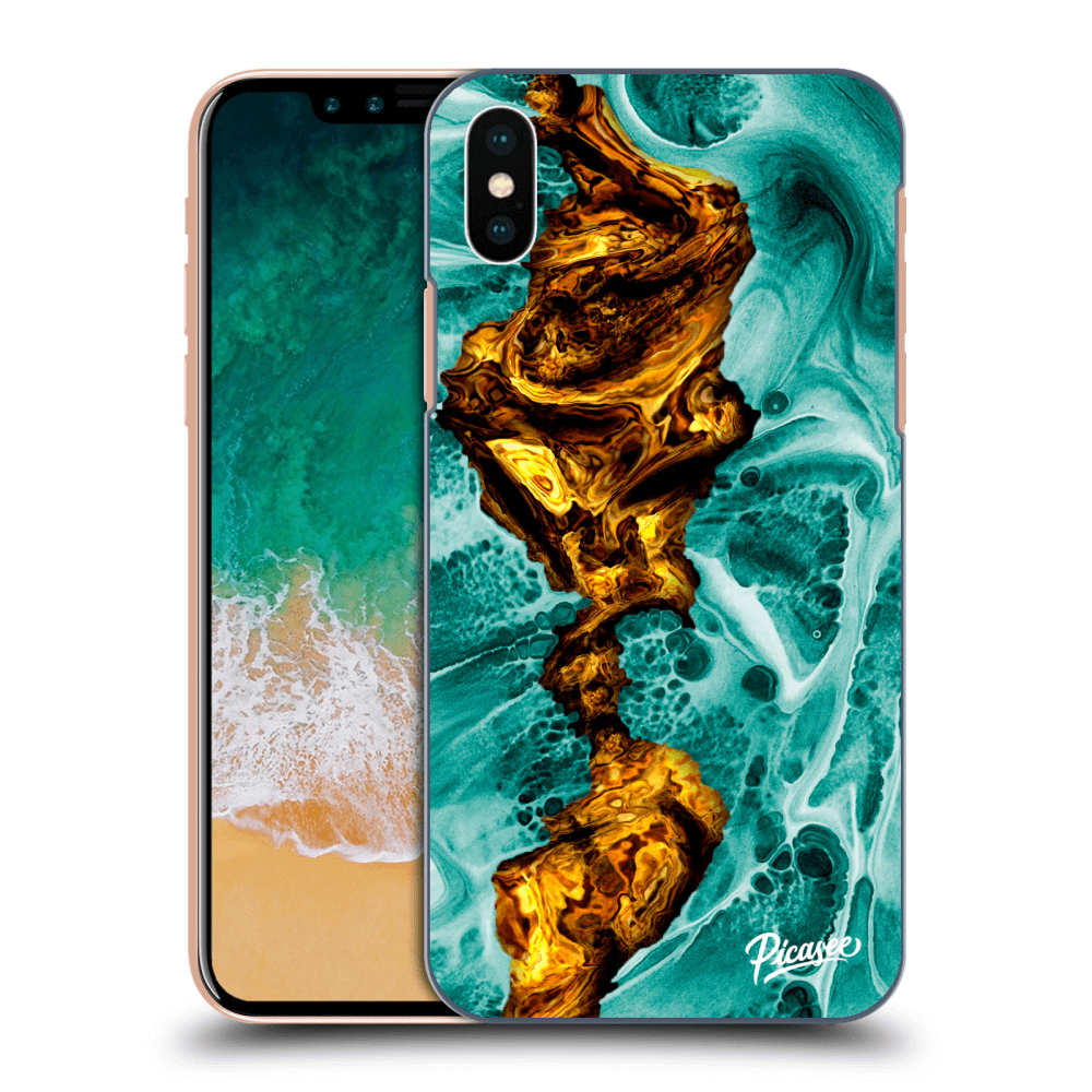 Picasee ULTIMATE CASE für Apple iPhone X/XS - Goldsky