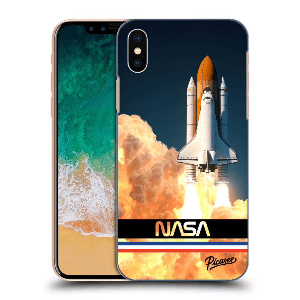 Picasee ULTIMATE CASE für Apple iPhone X/XS - Space Shuttle