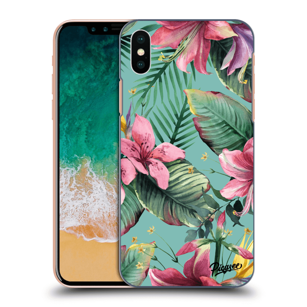 Picasee Apple iPhone X/XS Hülle - Transparentes Silikon - Hawaii
