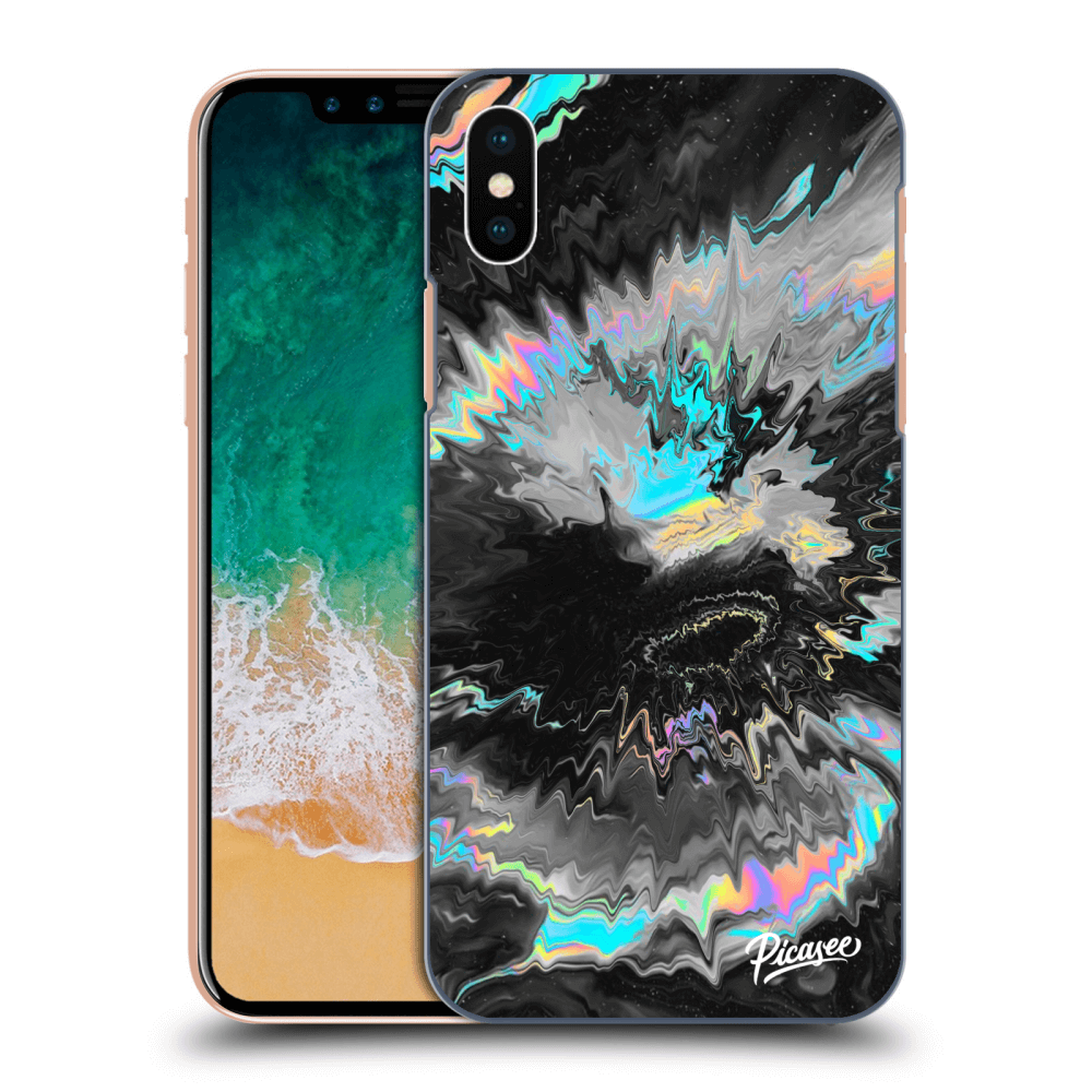 Picasee Apple iPhone X/XS Hülle - Transparentes Silikon - Magnetic