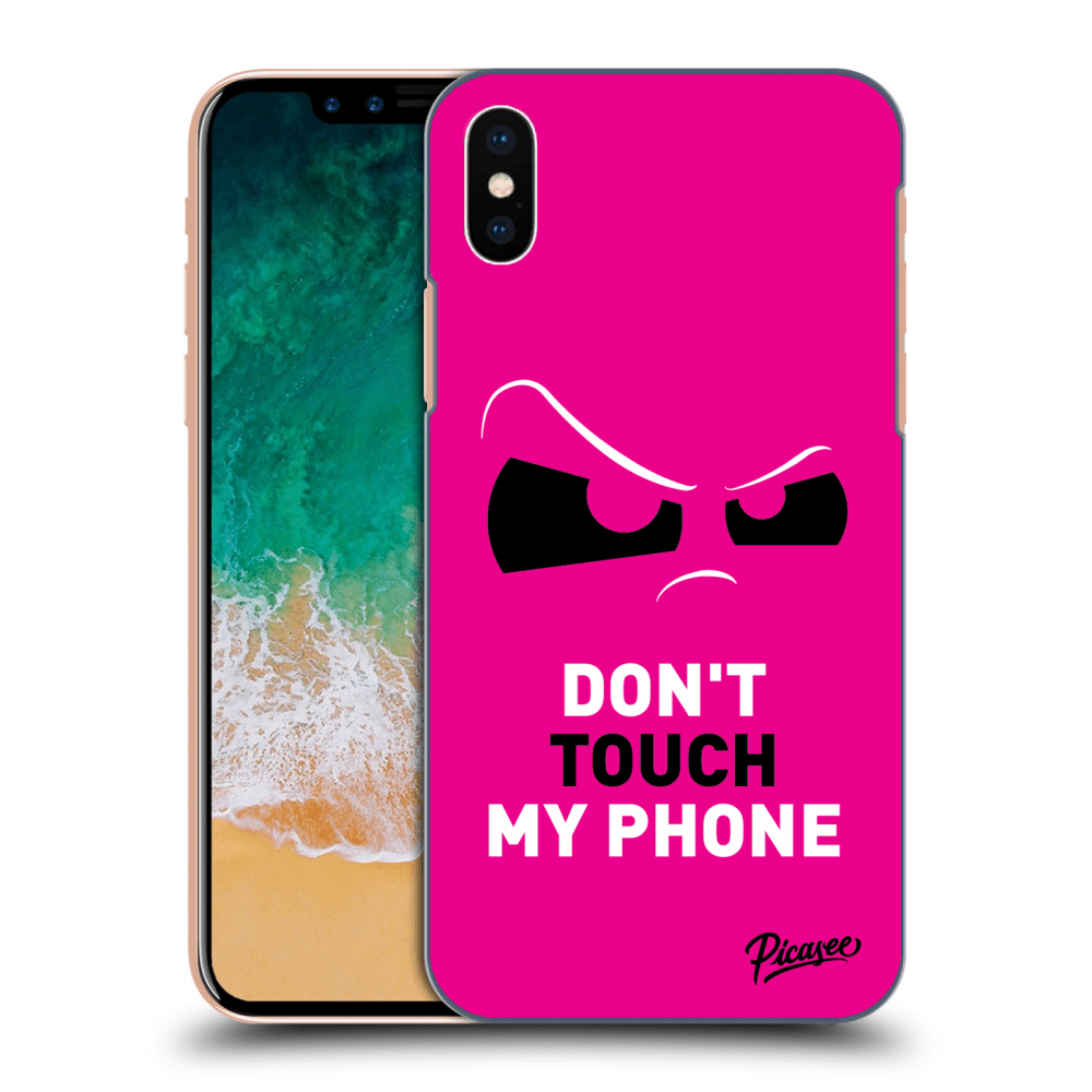 Picasee ULTIMATE CASE für Apple iPhone X/XS - Cloudy Eye - Pink