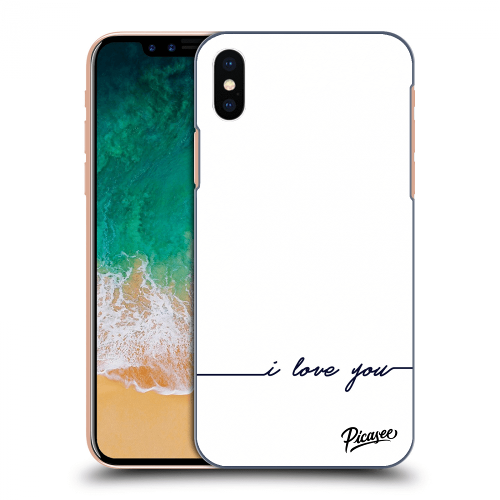 Picasee ULTIMATE CASE für Apple iPhone X/XS - I love you