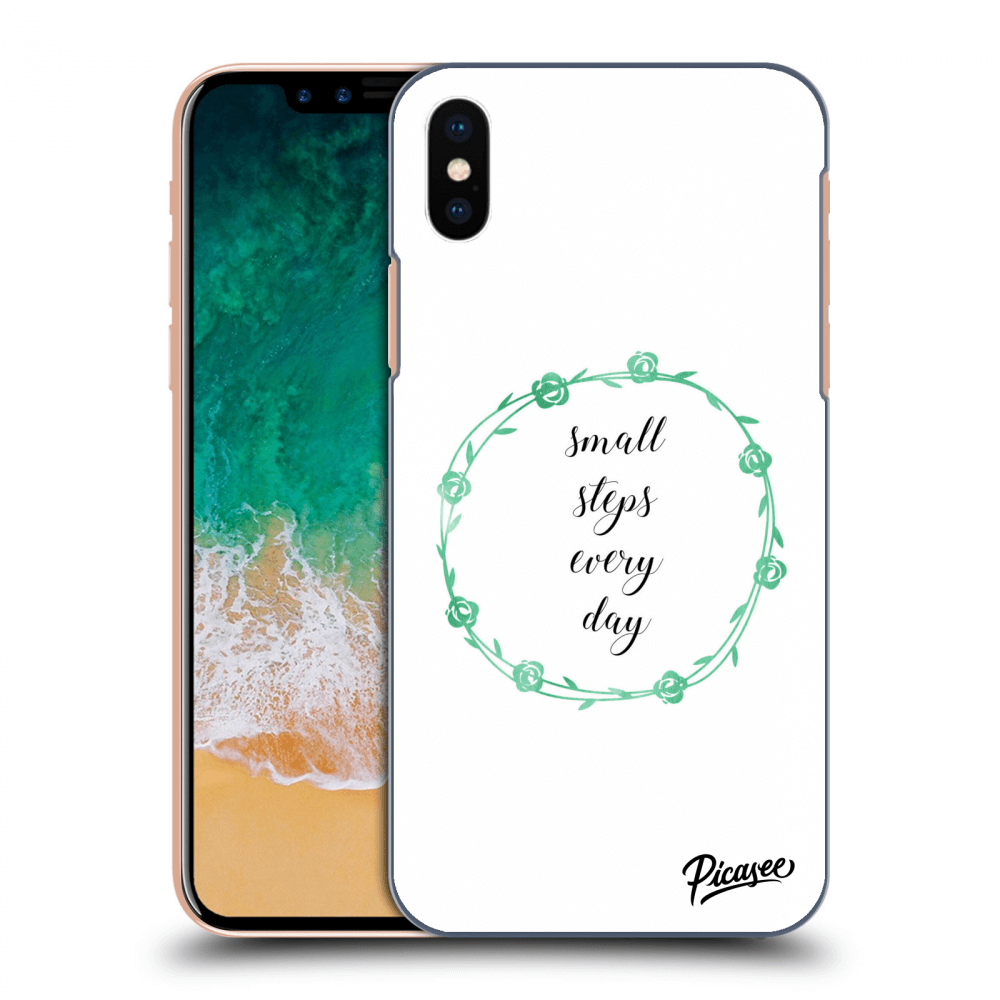 Picasee ULTIMATE CASE für Apple iPhone X/XS - Small steps every day