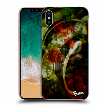 Picasee Apple iPhone X/XS Hülle - Transparentes Silikon - Roses color