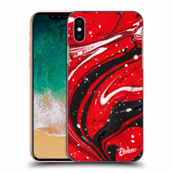 Picasee ULTIMATE CASE für Apple iPhone X/XS - Red black