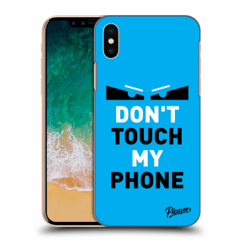 Hülle für Apple iPhone X/XS - Shadow Eye - Blue