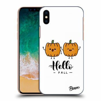 Hülle für Apple iPhone X/XS - Hallo Fall