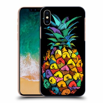 Hülle für Apple iPhone X/XS - Pineapple