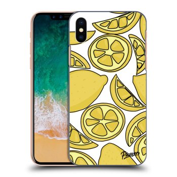 Hülle für Apple iPhone X/XS - Lemon