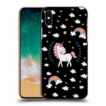Hülle für Apple iPhone X/XS - Unicorn star heaven