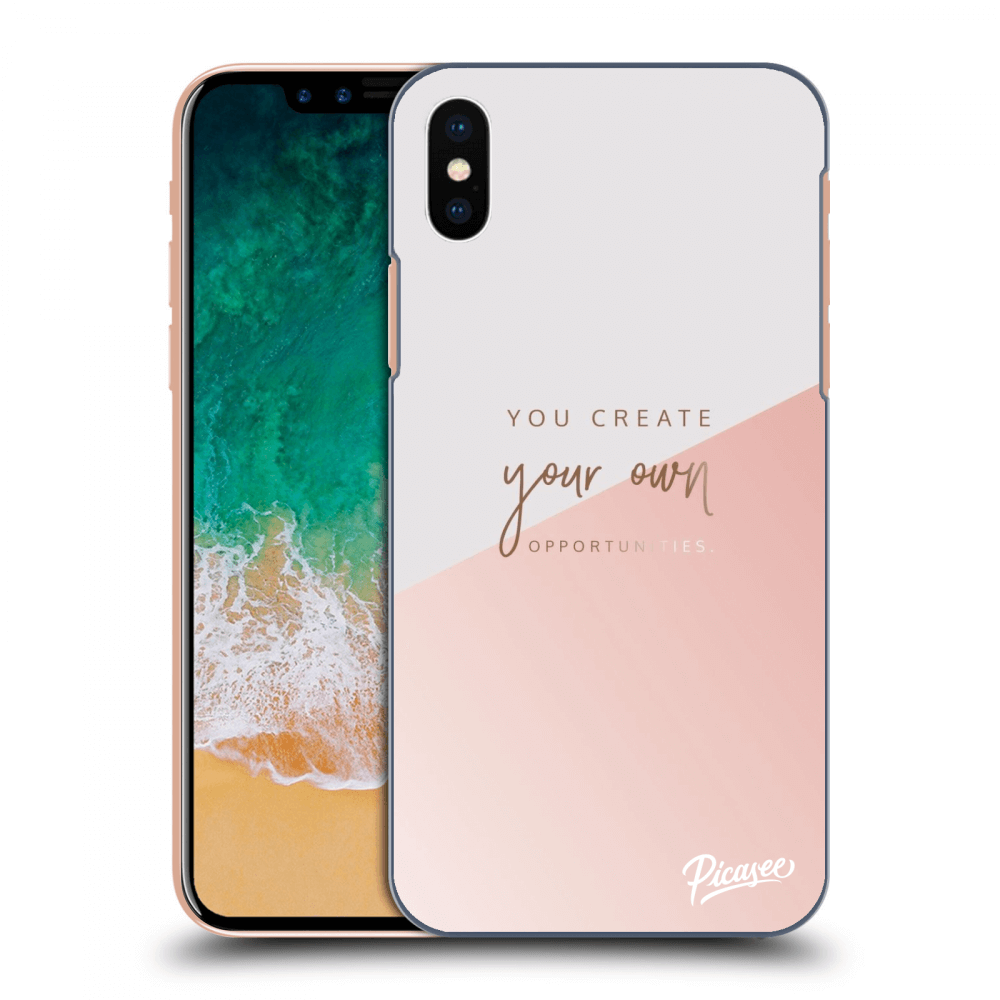 Picasee Apple iPhone X/XS Hülle - Transparentes Silikon - You create your own opportunities