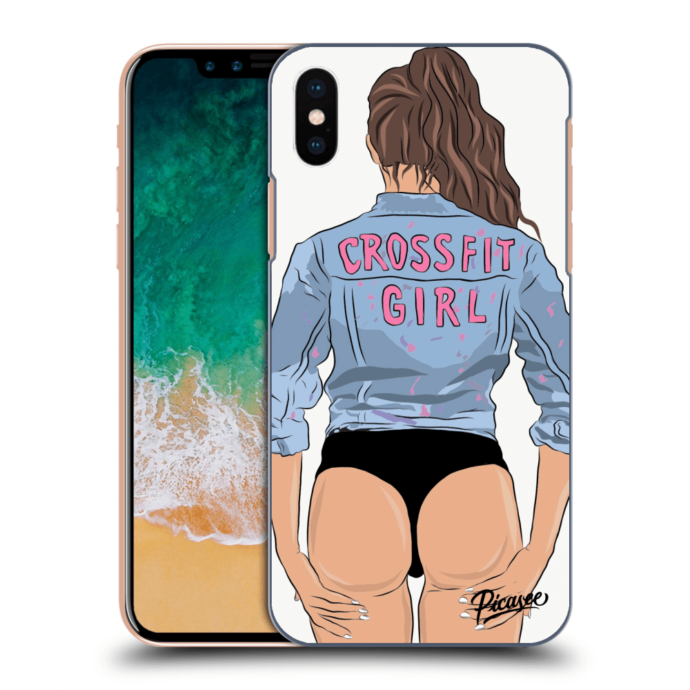 Picasee ULTIMATE CASE für Apple iPhone X/XS - Crossfit girl - nickynellow