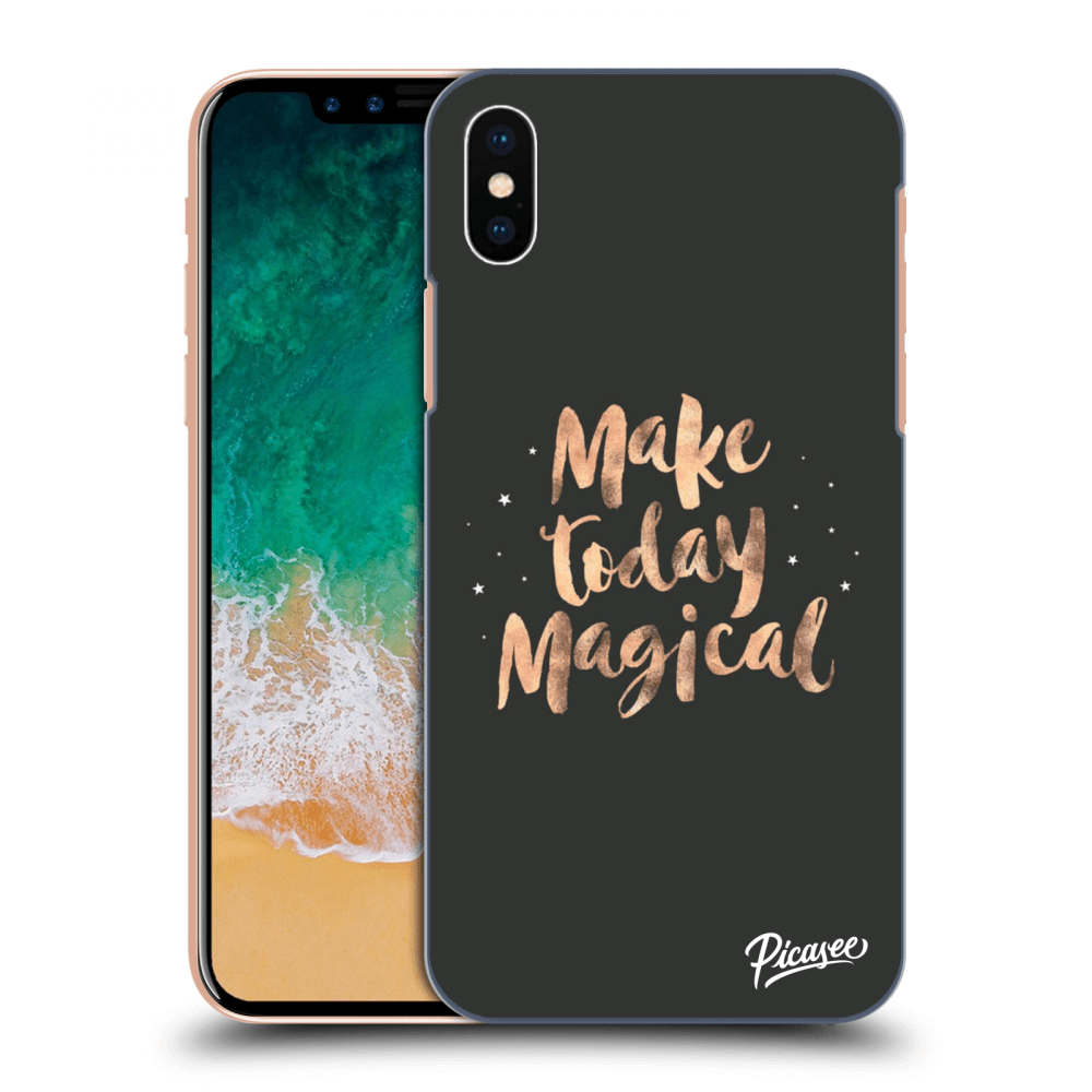 Picasee Apple iPhone X/XS Hülle - Transparentes Silikon - Make today Magical