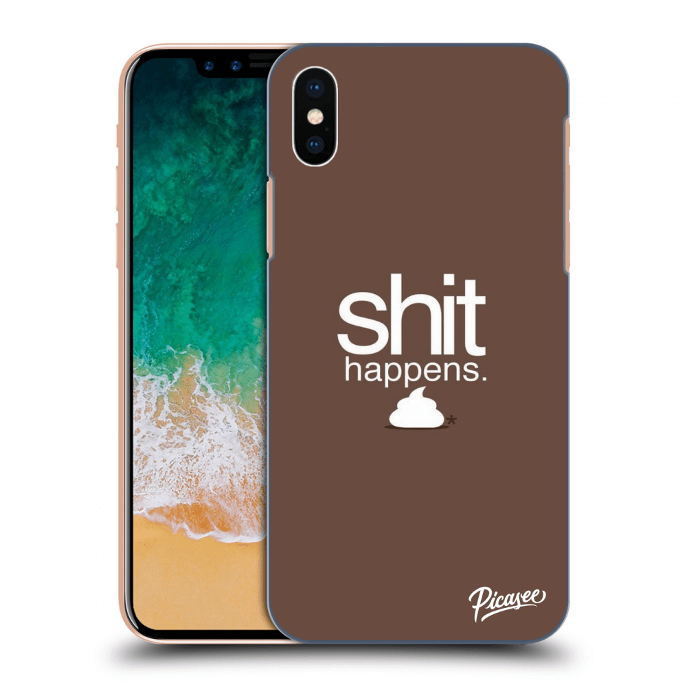 Picasee ULTIMATE CASE für Apple iPhone X/XS - Shit happens