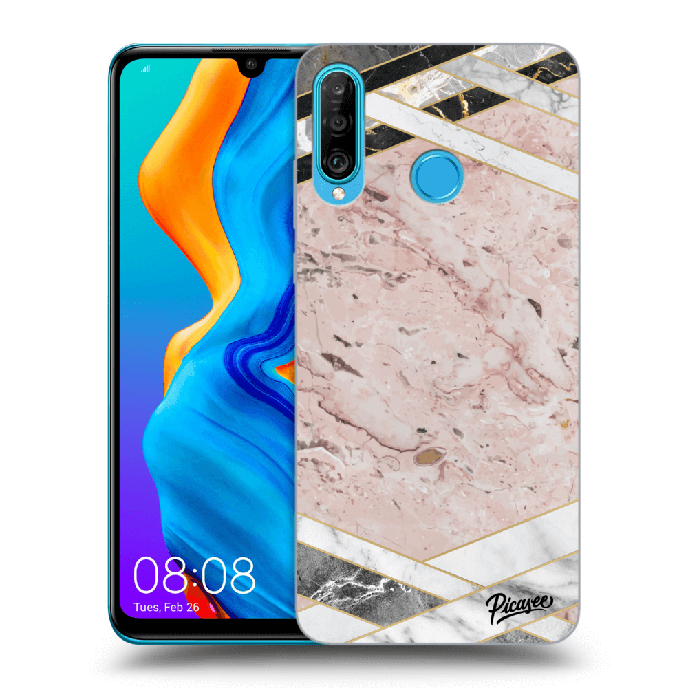 Picasee ULTIMATE CASE für Huawei P30 Lite - Pink geometry