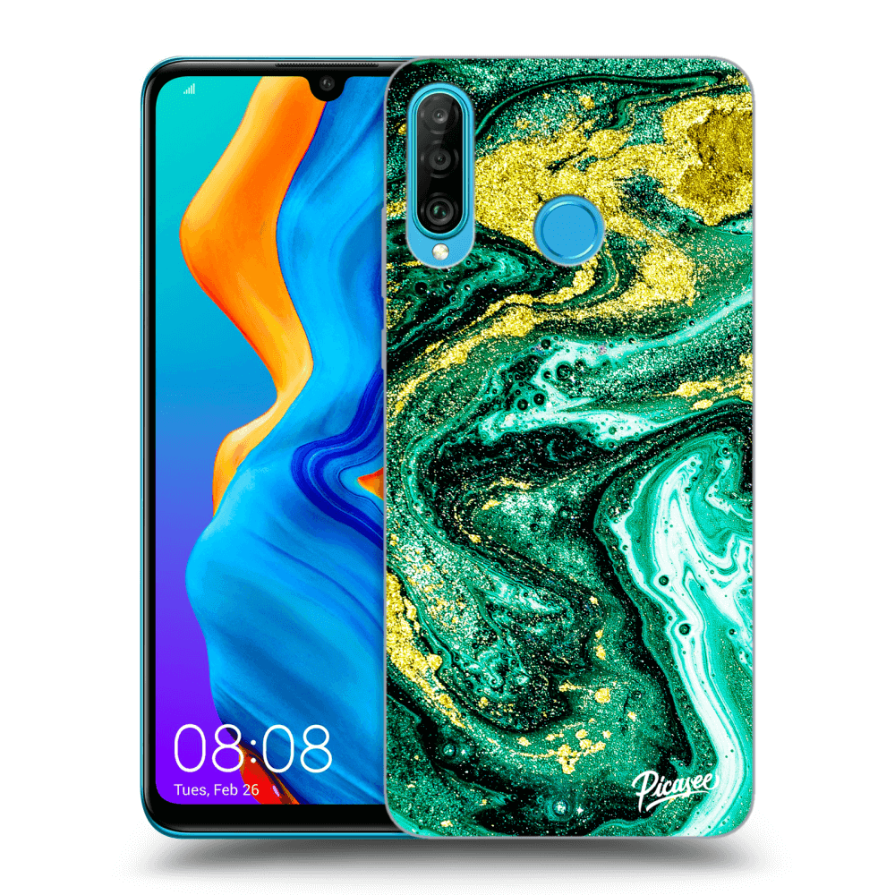 Picasee ULTIMATE CASE für Huawei P30 Lite - Green Gold
