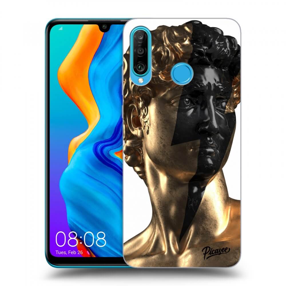 Picasee ULTIMATE CASE für Huawei P30 Lite - Wildfire - Gold