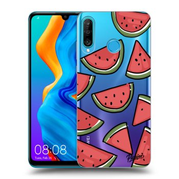 Picasee Huawei P30 Lite Hülle - Transparentes Silikon - Melone