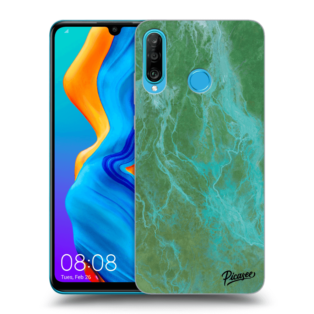 Picasee ULTIMATE CASE für Huawei P30 Lite - Green marble