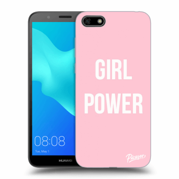 Picasee Huawei Y5 2018 Hülle - Schwarzes Silikon - Girl power
