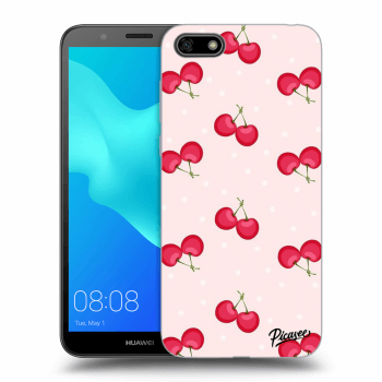 Picasee Huawei Y5 2018 Hülle - Schwarzes Silikon - Cherries
