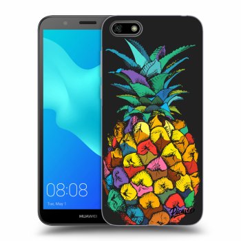 Picasee Huawei Y5 2018 Hülle - Schwarzes Silikon - Pineapple