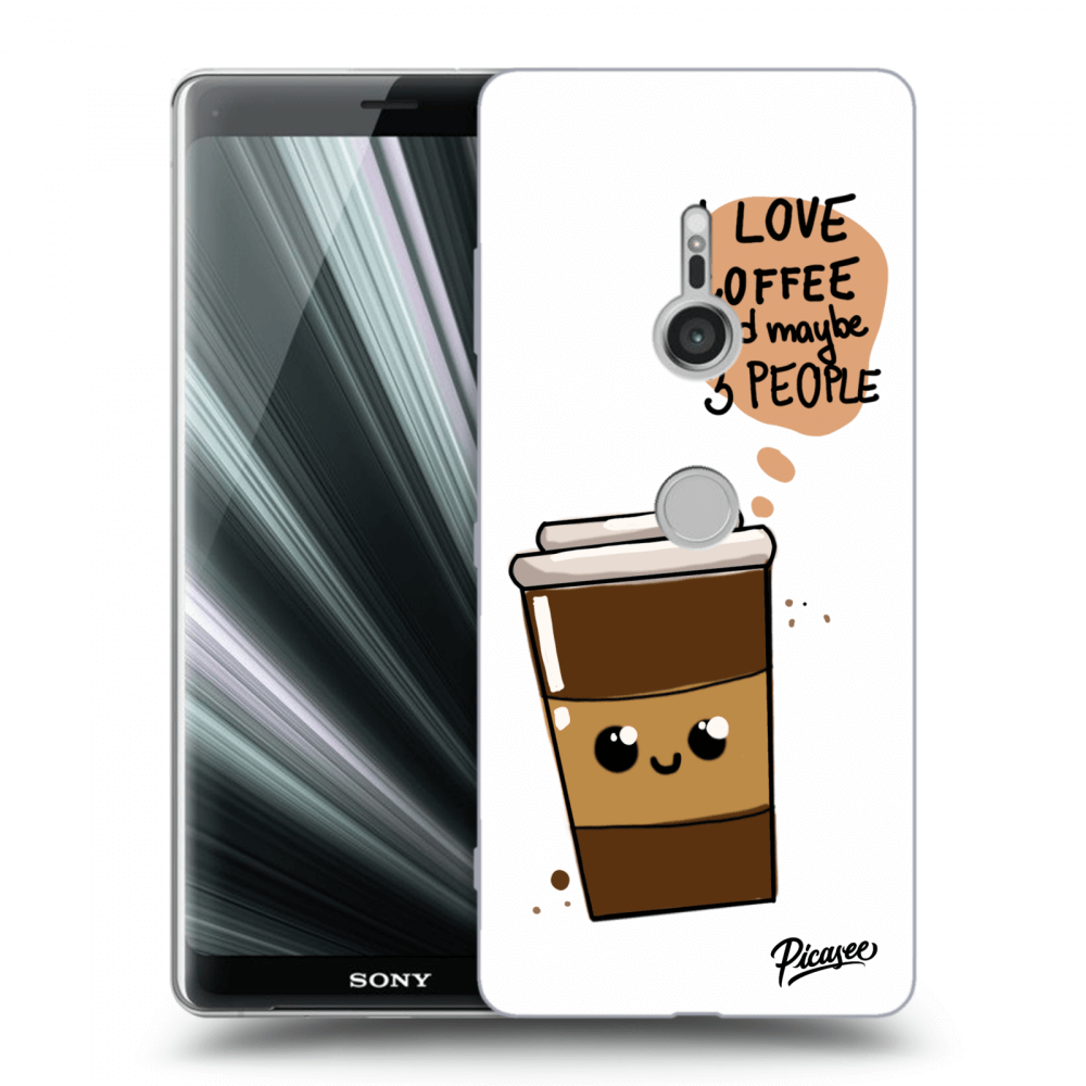 Picasee Sony Xperia XZ3 Hülle - Transparentes Silikon - Cute coffee