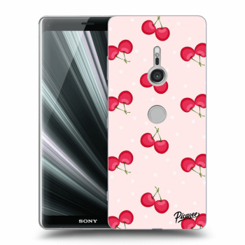 Picasee Sony Xperia XZ3 Hülle - Transparentes Silikon - Cherries