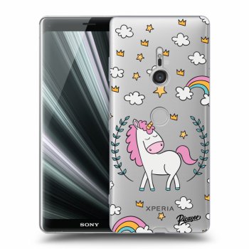 Picasee Sony Xperia XZ3 Hülle - Transparentes Silikon - Unicorn star heaven