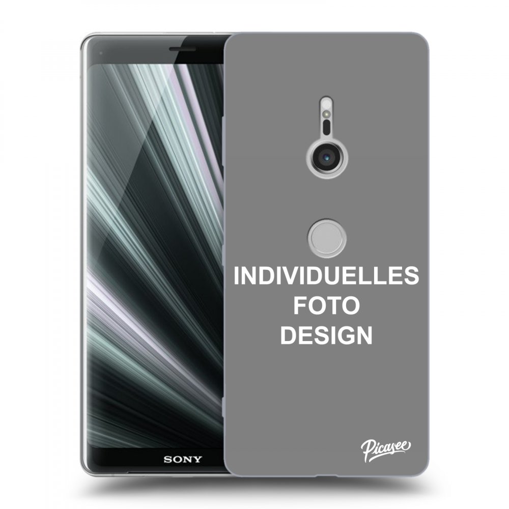Picasee Sony Xperia XZ3 Hülle - Transparentes Silikon - Individuelles Fotodesign