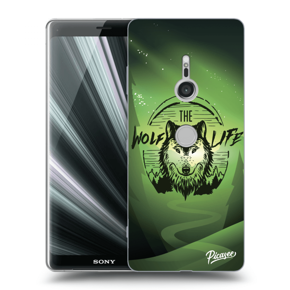 Picasee Sony Xperia XZ3 Hülle - Transparentes Silikon - Wolf life