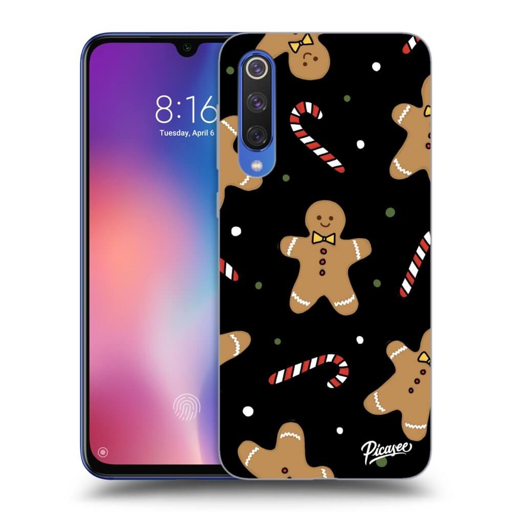 Picasee Xiaomi Mi 9 SE Hülle - Schwarzes Silikon - Gingerbread