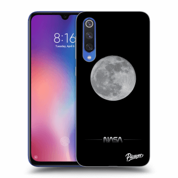 Picasee Xiaomi Mi 9 SE Hülle - Schwarzes Silikon - Moon Minimal
